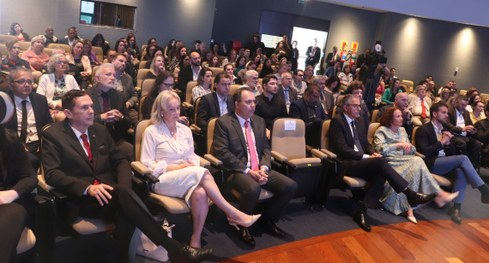 Autoridades prestigiaram o evento que ocorreu no Auditório do Palácio da Justiça