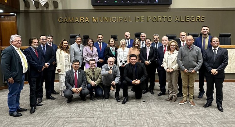 TRE-RS: Projeto "Caminhos da Democracia" em Porto Alegre, 18 outubro 2023, na Câmara de Porto Al...